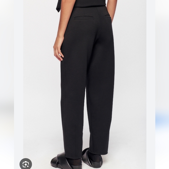 Kotn mediterranean trouser pant relaxed fit straight leg black XL new with tags - Picture 2 of 11